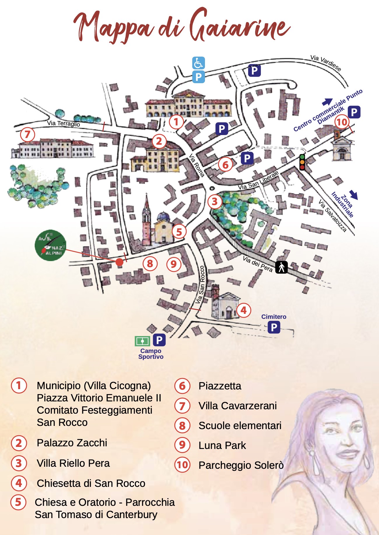 Mappa della Manifestazione